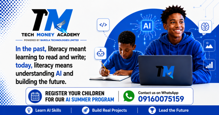 AI summer program for kids in Nigeria